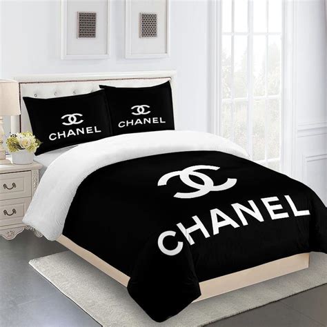 cheap chanel sheets|Chanel bedding set.